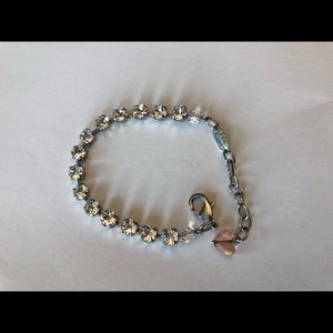 Clear stone London bracelet